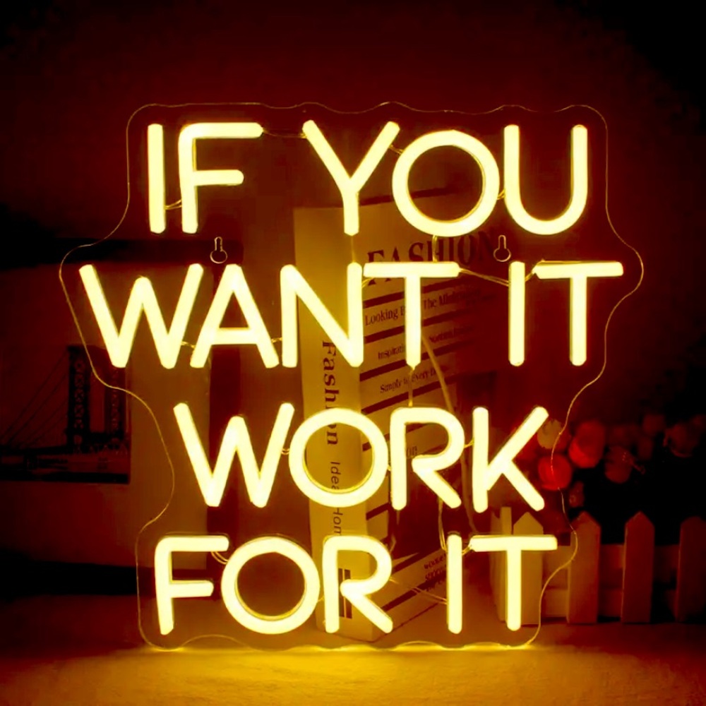 New NEON inspirational sign
